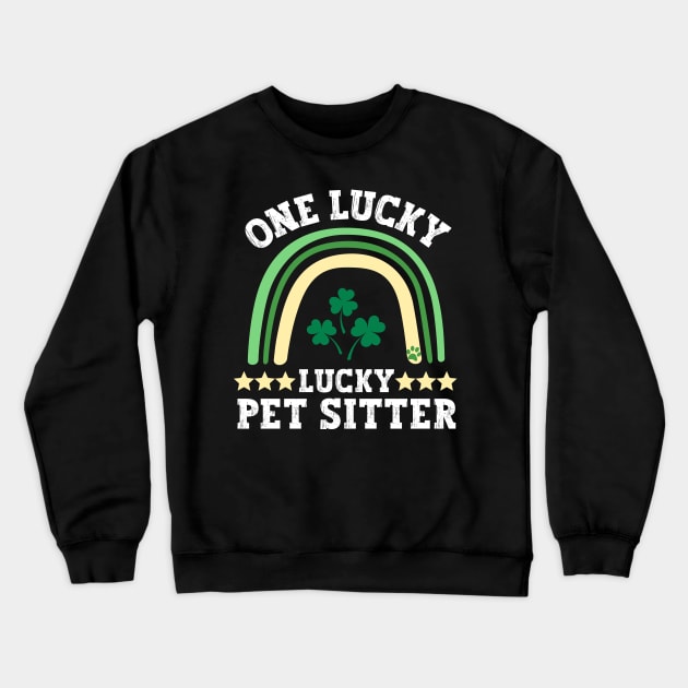 One lucky pet sitter Crewneck Sweatshirt by Nice Surprise